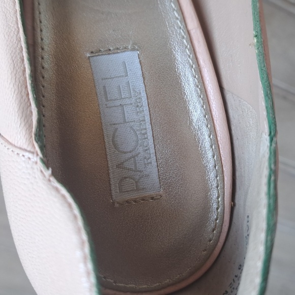 Rachel Roy Leather Soft Blush Pink Open-toe Stiletto High Heel Pumps Designer - Picture 10 of 15